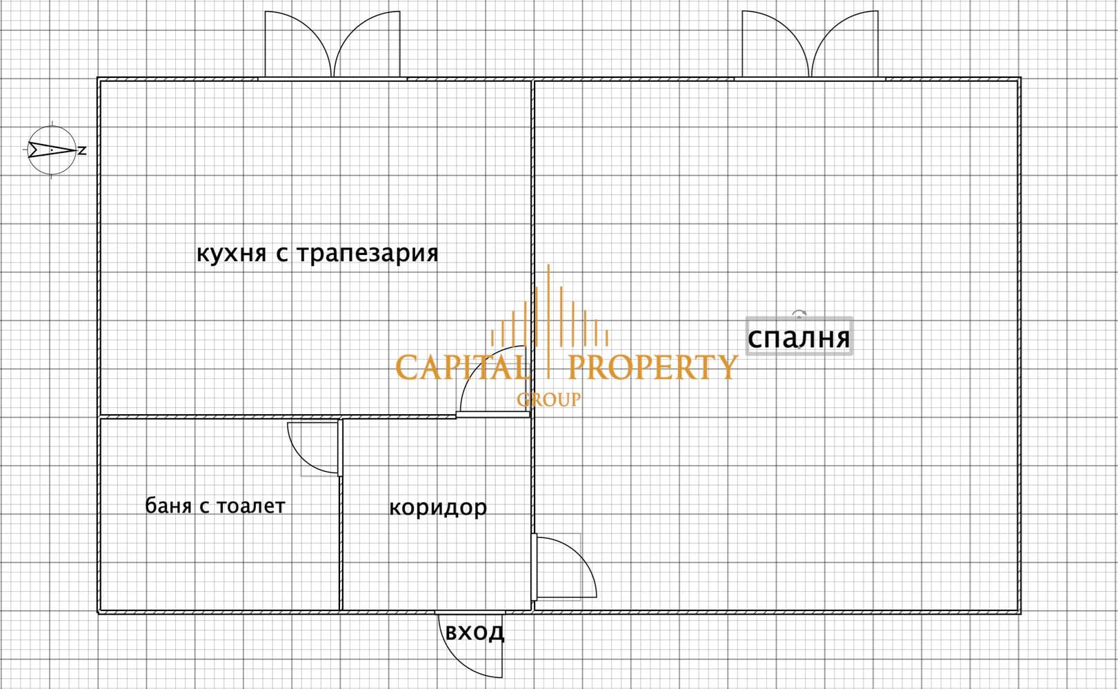 Двустаен /гарсониера/ - 41м2 кв. Възраждане гр. Варна - 0