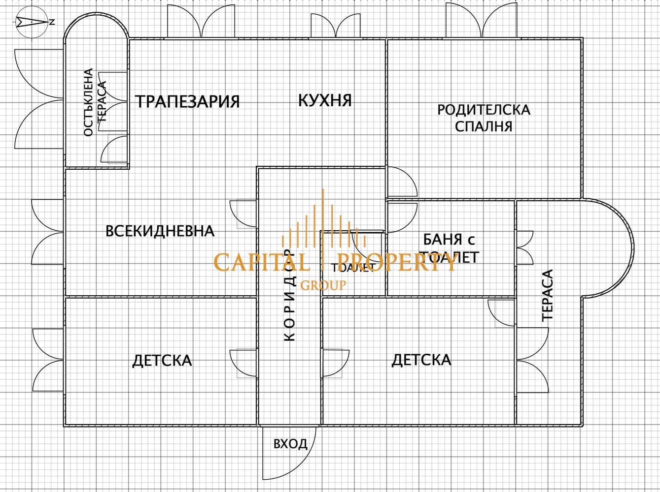 Многостаен тухлен апартамент 150м2 в Цветен квартал, гр. Варна - 0