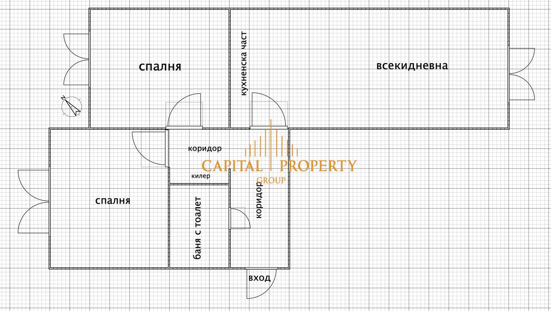 Тристаен апартамент, кв.Владиславово, Варна - 0